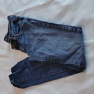 American Eagle vintage medium wash straight jeans Women's size 2 long